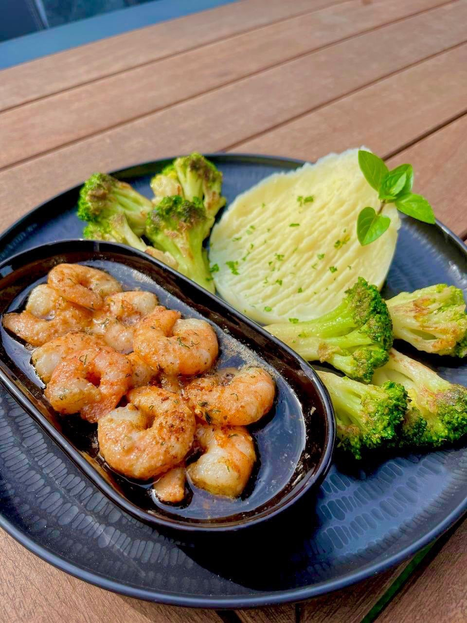 Shrimps Brokli